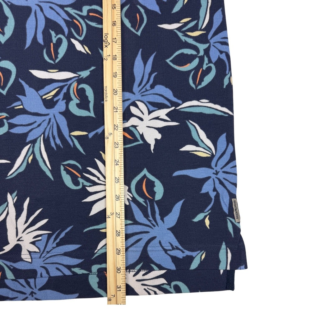 NWT Dockers Khakiware Polo Shirt Men Floral Tropical Medium USA Made‎ 90s Y2K - Picture 6 of 9